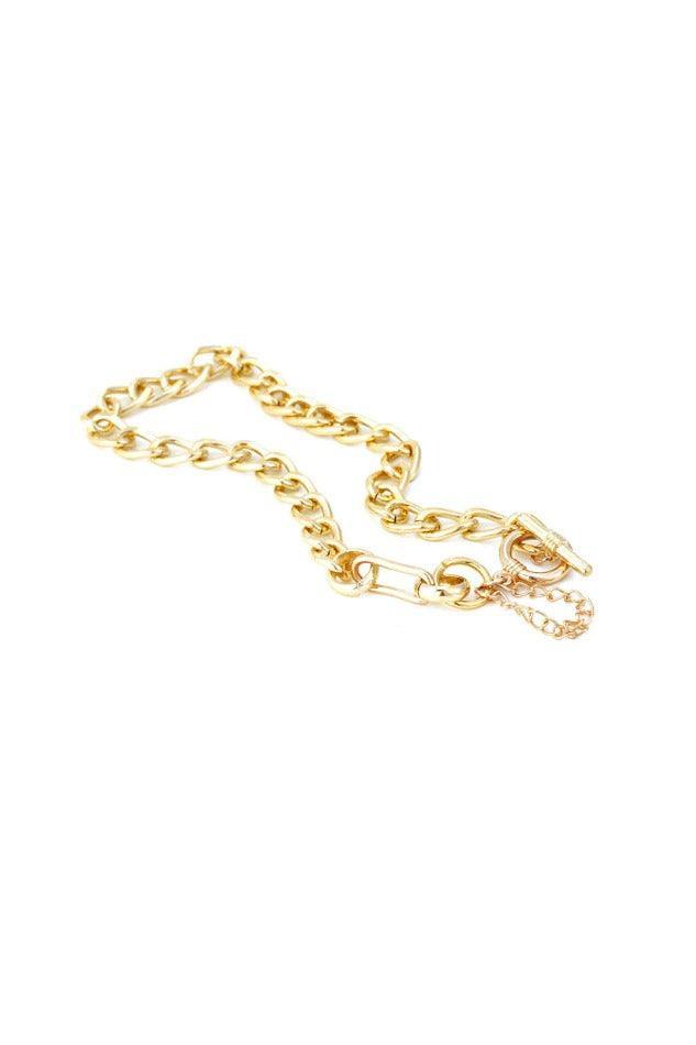 Cuban Chain Rolled Necklace - LovelyKayley