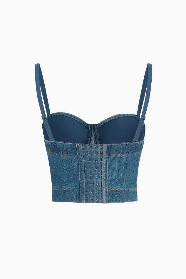 Denim Tank Bustier Top - LovelyKayley