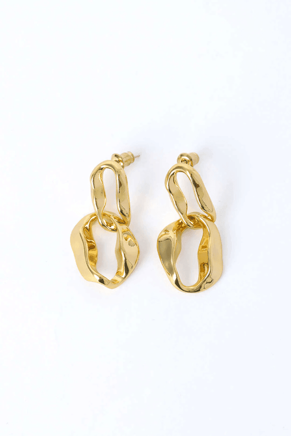 Double Twisted Drop Earrings - LovelyKayley