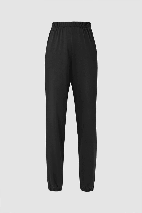 Elastic Waist Sweatpants - LovelyKayley