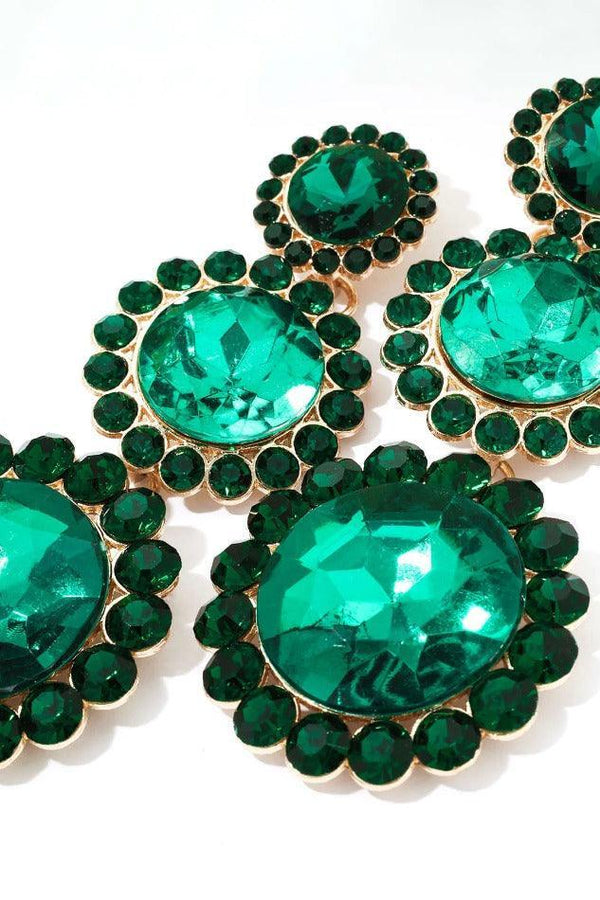 Emerald Drop Earrings - LovelyKayley