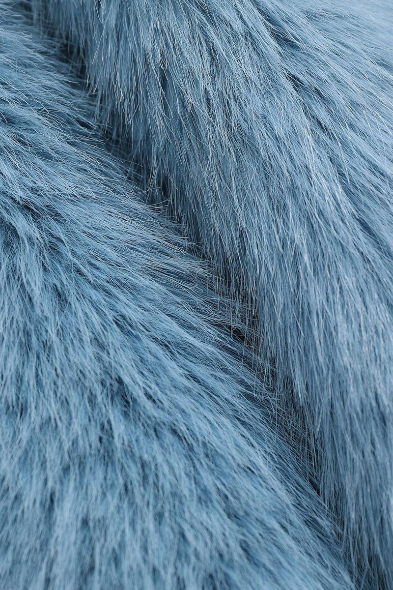 Faux Fur Lapel Coat - LovelyKayley