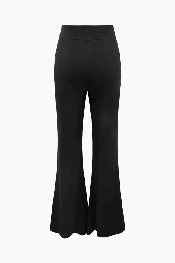 High Waisted Flare Leg Pants - LovelyKayley