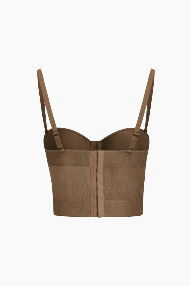 Mesh Underwire Bustier Top - LovelyKayley