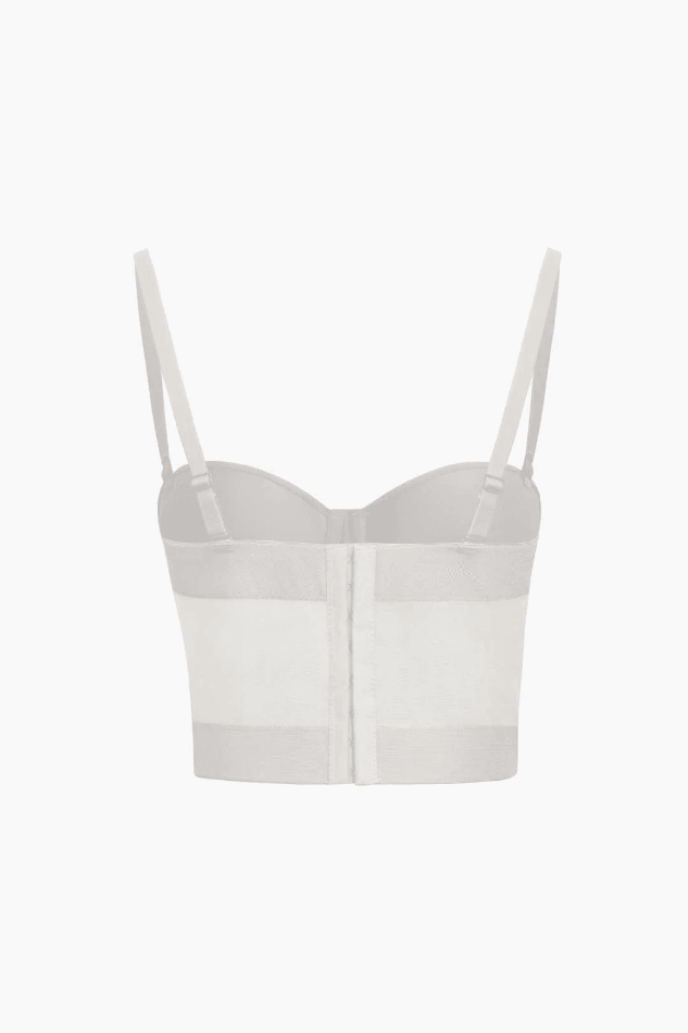 Mesh Underwire Bustier Top - LovelyKayley