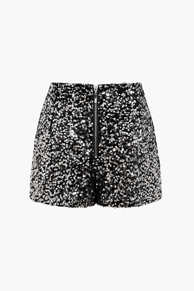 Sequin Embellishment Shorts - LovelyKayley