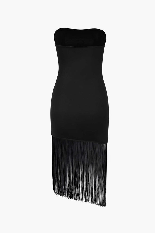 Tassel Strapless Mini Dress - LovelyKayley